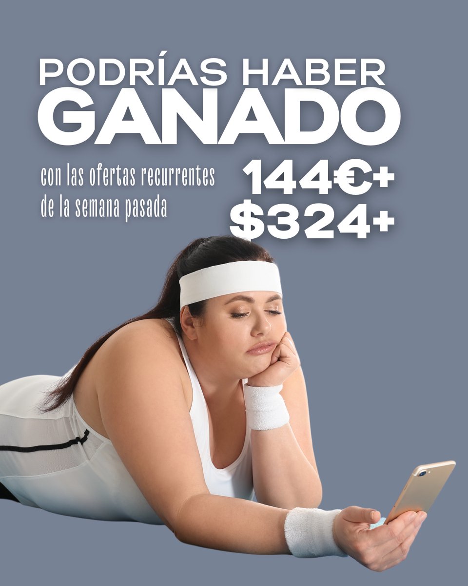 NinjaBetespana's tweet photo. 😲 ¿Sabías que con las #ofertasrecurrentes de la semana pasada podrías haber ganado un mínimo de 144€ (desde España) o 324$ (desde América Latina)? ¡Y aún más con las exclusivas!

⁉ ¿Cómo es posible? Registra tu cuenta GRATUITA y descúbrelo.

#ninjabet #ganardineroonline https://t.co/OkPaeV42QF