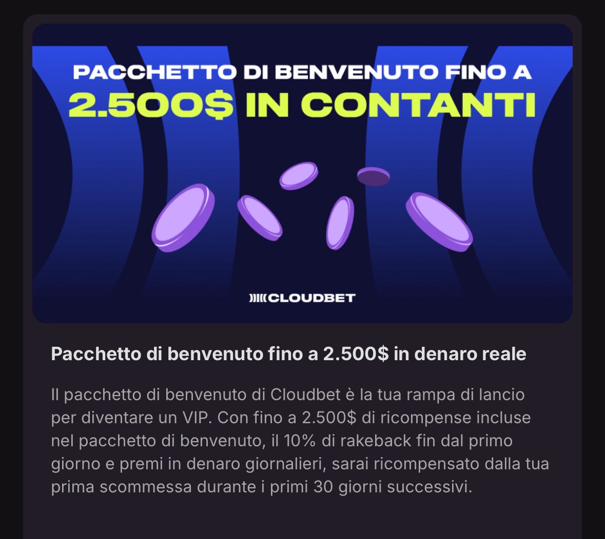 Cloudbet tweet media