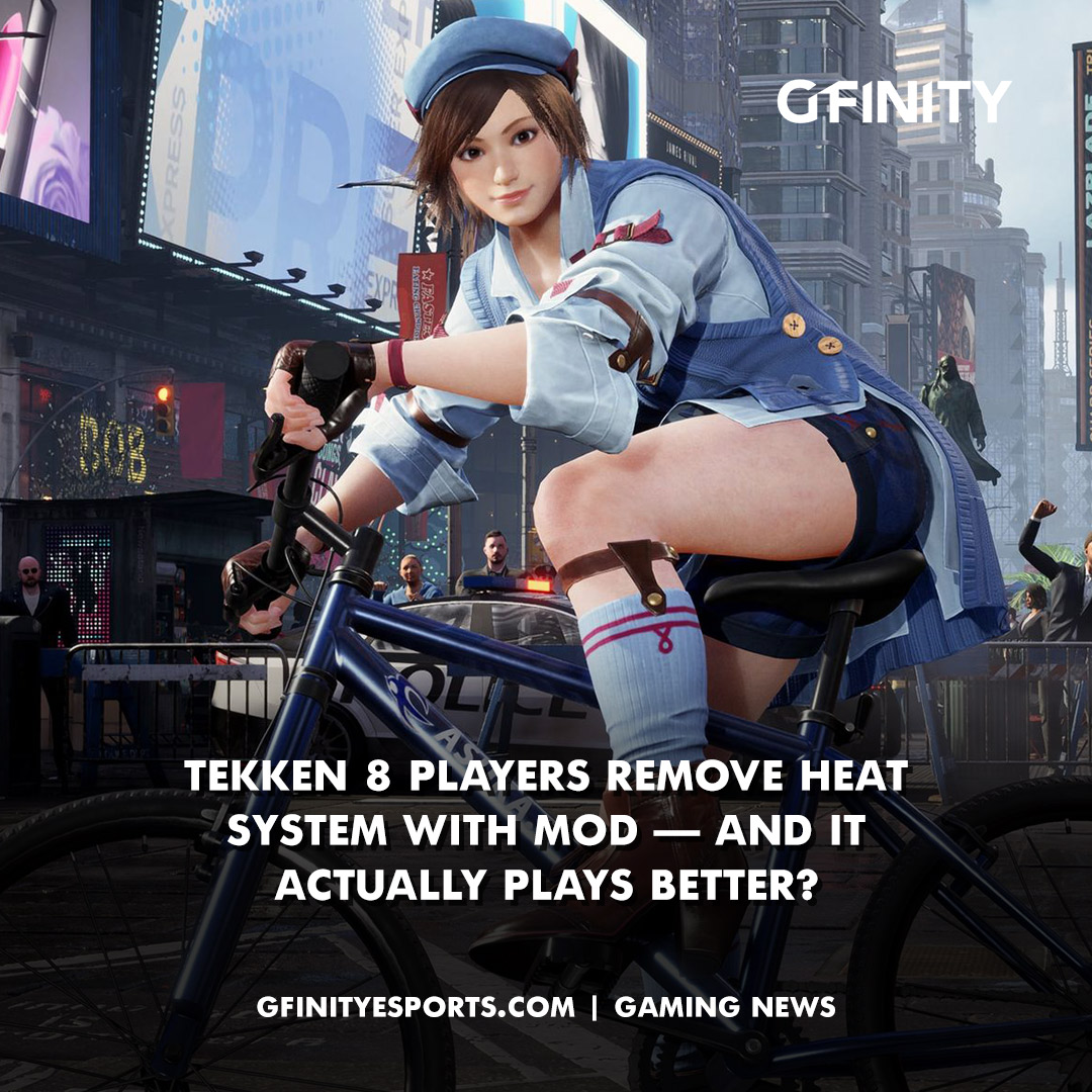 Gfinity's tweet photo. Tekken 8 fans have modded out the controversial Heat system—turns out, the game might actually play better without it. #Tekken8 #HeatSystem #Modding https://t.co/WrwEl5hUMT
