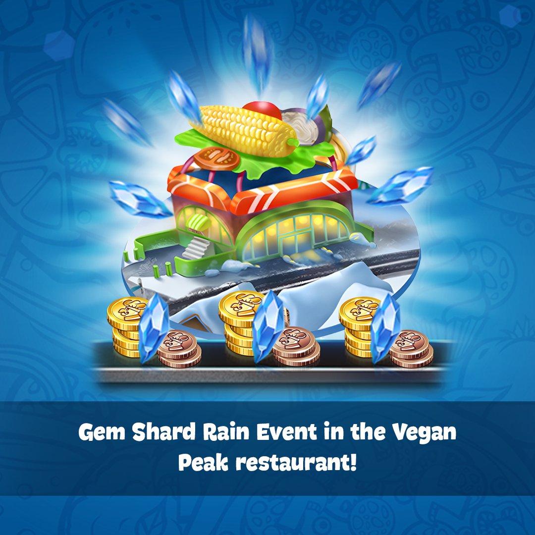 cookingfever's tweet photo. 🌱 The Healthy Food Event is LIVE in #CookingFever!
🔥 Spotlight on Vegan Peak – now 50% OFF!
💎 Gem Shard Rain + 🎉 limited-time animated avatars & frames!
Ends May 12 – don’t miss it! 👨🍳🥑 https://t.co/wNFA3Kczgr