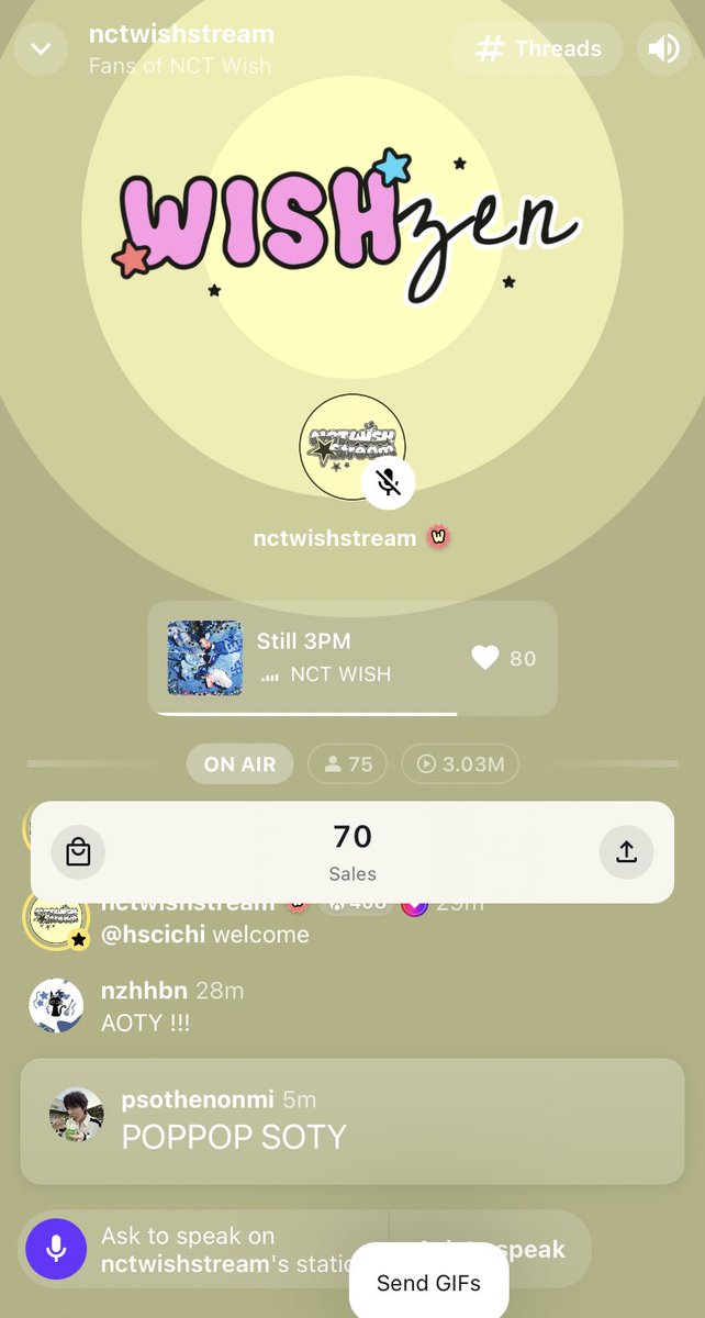 wishzen, who’s still here with us?🙋🏻‍♀️

join our streaming party now~✨
🔗 stationhead.com/c/wishzen
🔗 stationhead.com/nctwishstream

#Feeling_Poppop_with_NCTWISH
#poppop_주인공은_위시와시즈니야