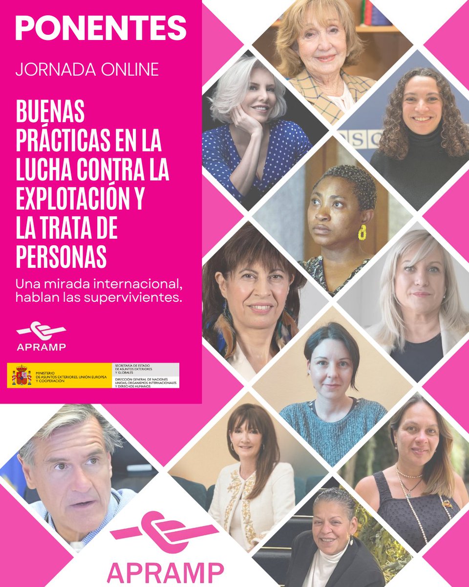 📣 Todo listo para la #JornadaAPRAMP
 📆Este 16 de abril a las 10:30h (hora peninsular) nos reunimos en streaming para compartir #Buenasprácticas y #VocesQueTransforman en la lucha #contralatrata.
🔗youtube.com/live/ndFo-ejgl…

🧶Dentro hilo 👇