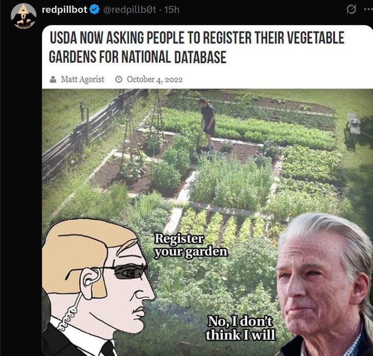 BrianGPowell's tweet image. Hide non-gmo seeds+gardens
+best policy is hide everything you can whenever possible!
They very openly declare they seek to #TrackAndTrace EVERYTHING--every molecule+this is why they put #Cesium137+#Barium137 EVERYWHERE they could
#UpsideDownBackWardsAnagram of govt #LIE's=#l37