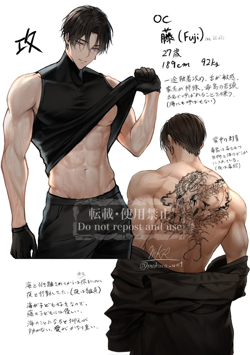 makura_wet's tweet photo. 藤(攻)×海(受)

創作BL https://t.co/TpDjG4w4Zq