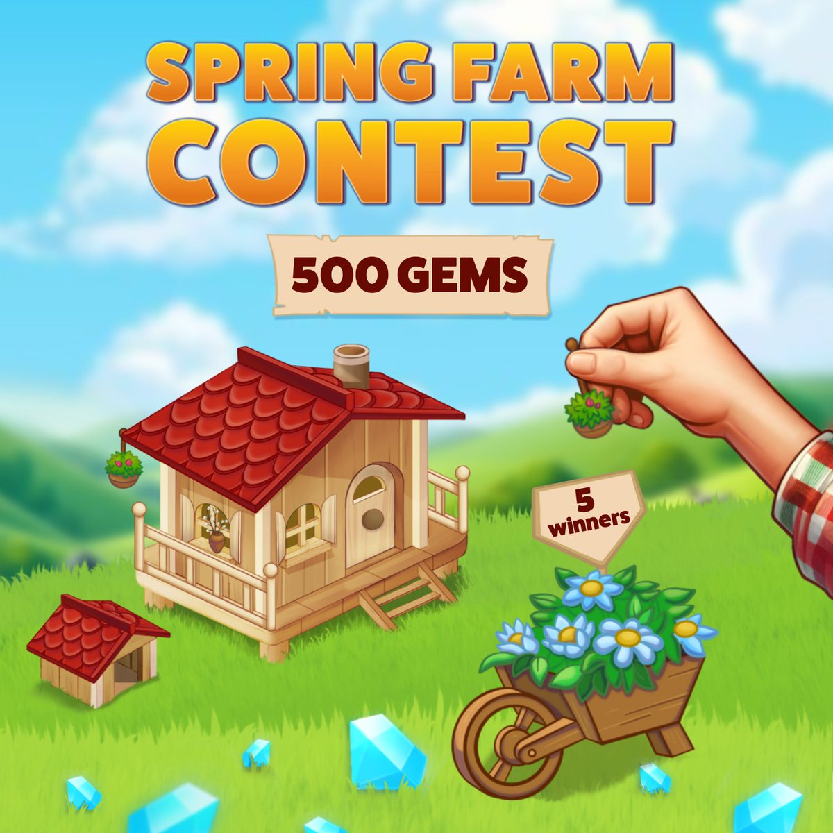 ⏰ Spring Farm Contest: Last chance!
Don't let 100 💎 slip through your fingers

Show off your decorated farm &amp; claim the reward
👉 t.me/HappyFarmer_An…