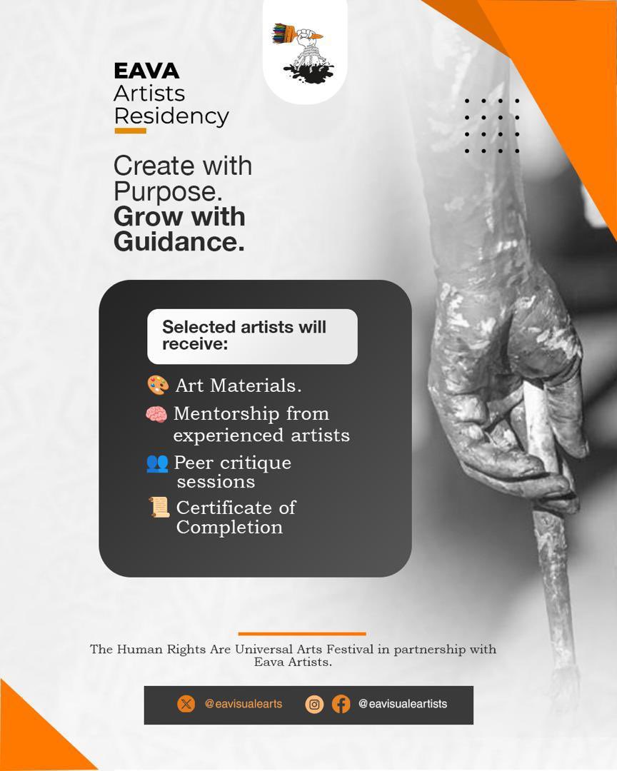 eavisualarts's tweet image. Create with Purpose. Grow with Guidance.

Apply now for the EAVA Artists Residency: apply.eavisualarts.org

Selected artists will receive:
🖌️ Art materials
🧠 Mentorship from experienced artists
❇️ Peer critique sessions
📝 Certificate of completion