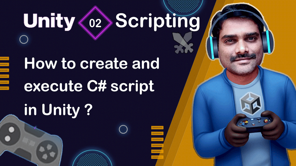ManjunathChidre's tweet image. How to create & execute C# Script in Unity - Tutorial 02 🚀
► youtu.be/i_k9ncmfQhE?si…
Unity Scripting API Tutorials Playlist:
► youtube.com/playlist?list=…
#UnityEngine #Unity3D #UnityScripting #GameDesign #GameDevelopment #GameDesigner #GameDeveloper #Gaming