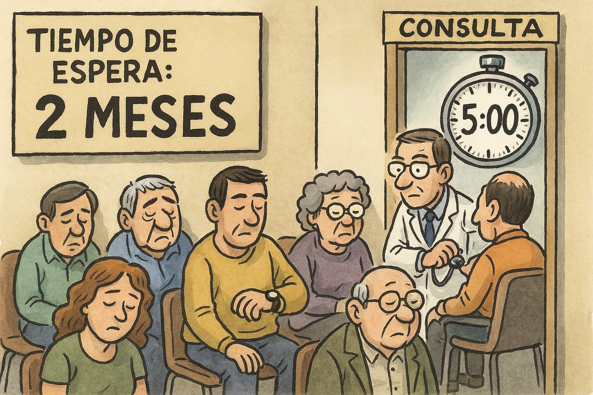 La salud bajo la lógica de productividad acelerada. Un sistema que obliga a los médicos a atender bajo presión, y a los pacientes a conformarse con lo mínimo, está fallando en su propósito más esencial.
Es urgente devolverle tiempo y humanidad al acto médico.