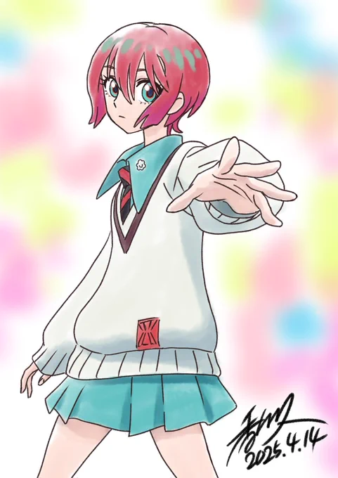 でもやっぱ今描いてみるならこれだろうとマチュも描いてみた!らくがきだから気楽に描いているミライさん描きたい欲はまた溢れ出たら描いてみよう… 