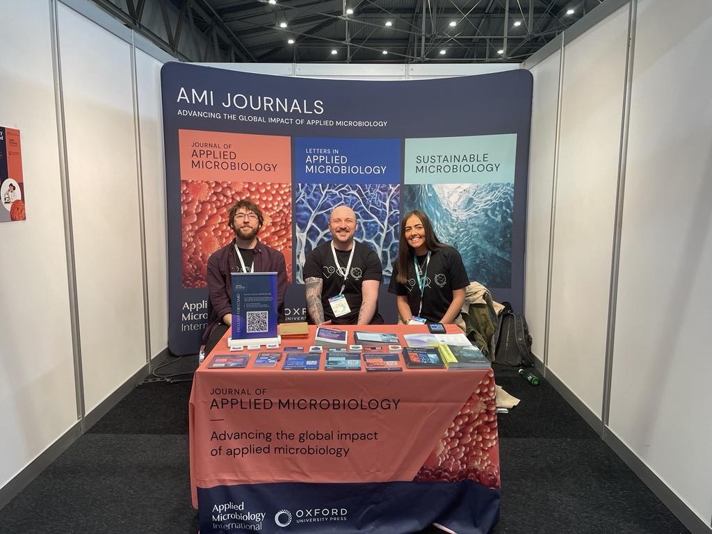 AMI_LAMJournal's tweet image. The @AMI_LAMJournal team are at #ESCMIDGlobal! Come and visit us at stand i32 to learn more about Applied Microbiology International, and claim your complimentary AMI membership.