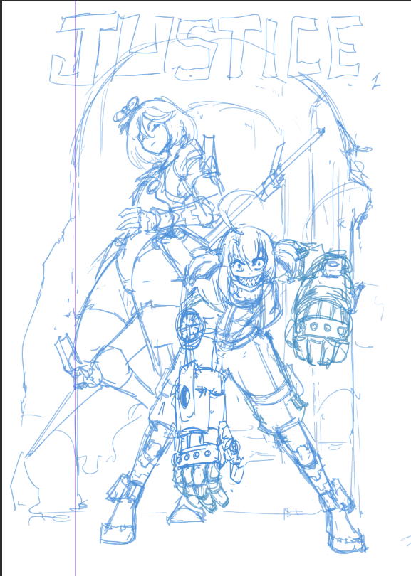 And now, finally with some free art time returned to me:

A WIP