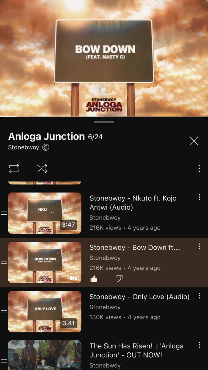 Ekumfi240070's tweet photo. Just finished streaming ANLOGA JUNCTION. Wow! Iโm fulfilled ๐ฅ๐ฅ๐ฅ.
#anlogajunction #stonebwoy #bhimnation https://t.co/u8RNfMu3hR