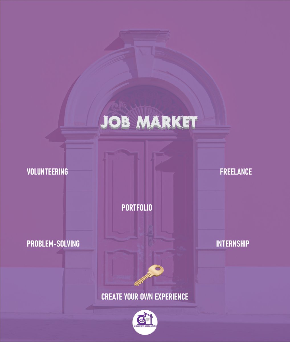 Gemamethystng's tweet image. Are you struggling to break into the job market?

Create your own experience 
By Volunteering, freelancing, Interning and build a portfolio.

Don&apos;t wait for opportunities, make them.

#JobMarketTips #CareerAdvice #JobSearch #CareerGrowth