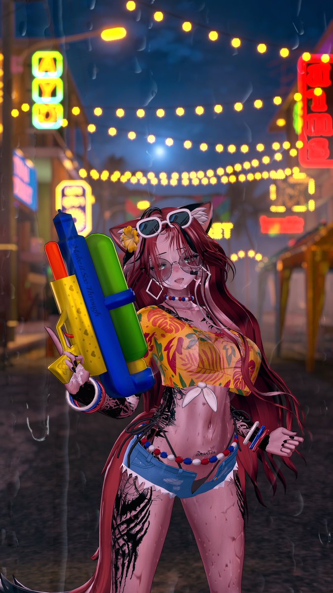 Happy Songkran Festival!🎉 ปีนี้รับบทอีกี้
#VRChat #Manuka3D #Songkran2025