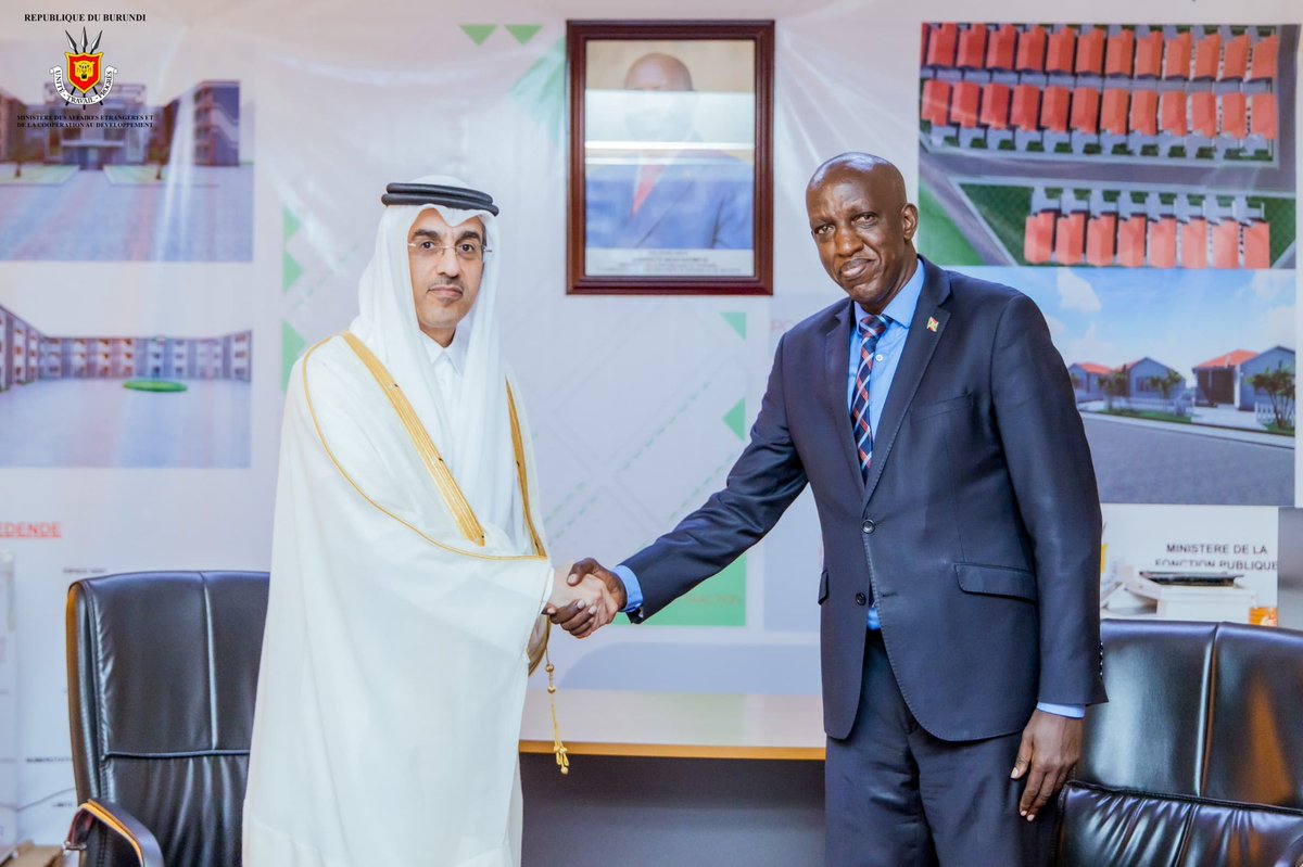 I met today in Bujumbura with His Excellency President Évariste Ndayishimiye, President of the Republic of Burundi, where we reviewed bilateral cooperation relations and ways to support and develop them in the field of labour. We also discussed, through the meeting of the