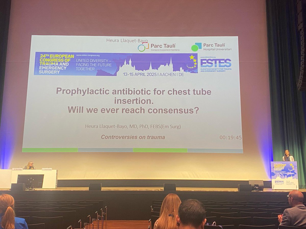 Cirurgia General - Parc Taulí (@taulisurgery) on Twitter photo Gran èxit de les presentacions de les nostres doctores <a href="/nuria_llorach/">Núria Llorach</a> i Heura Llaquet al European Congress of Trauma and Emergency Surgery <a href="/StcuaeC/">AECUrg</a> #ECTES2025 <a href="/parctauli/">Consorci Corporació Sanitària Parc Taulí</a> Gran èxit de les presentacions de les nostres doctores <a href="/nuria_llorach/">Núria Llorach</a> i Heura Llaquet al European Congress of Trauma and Emergency Surgery <a href="/StcuaeC/">AECUrg</a> #ECTES2025 <a href="/parctauli/">Consorci Corporació Sanitària Parc Taulí</a>