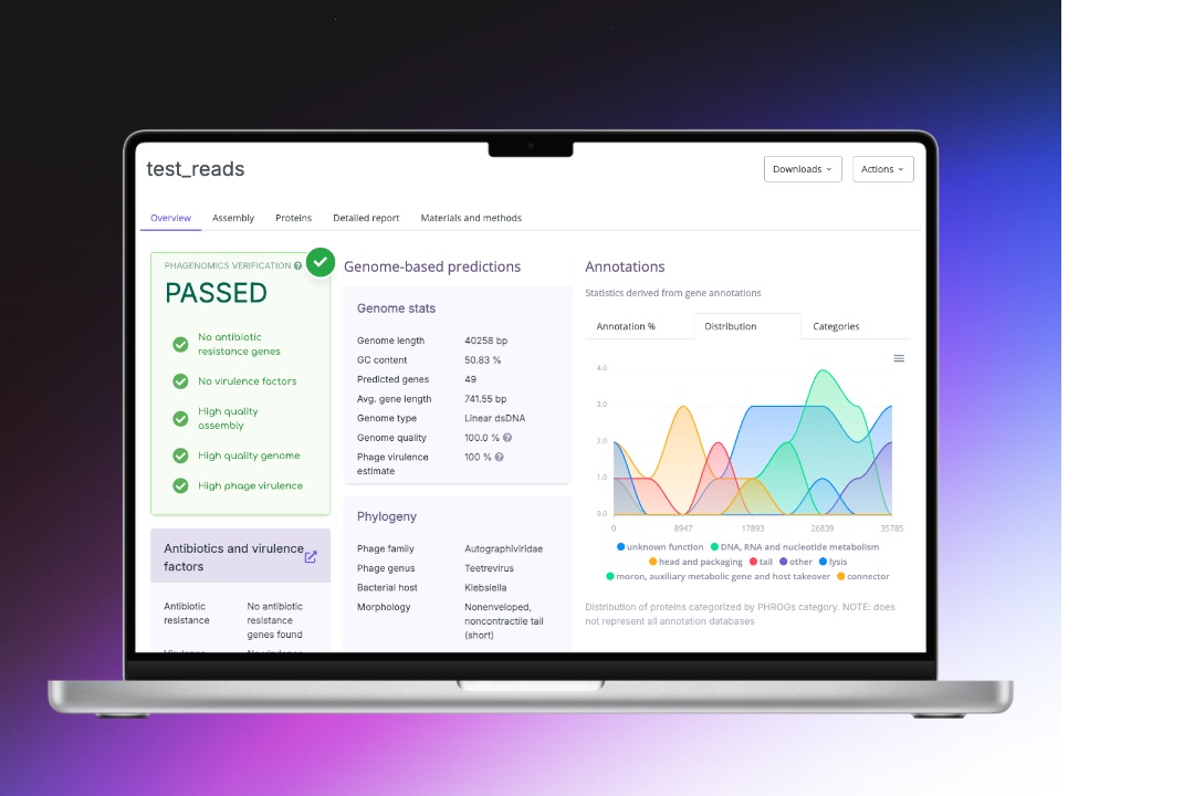 Meet us at #ESCMIDGlobal, booth H27! Come &amp; catch the latest insights on modern #phagebioinformatics from our team. See: phagenomics.net

With Phagenomics reliable analysis of phage genomes made fast &amp; easy for #phageproduction #phageresearch #phagecocktails #microbiology