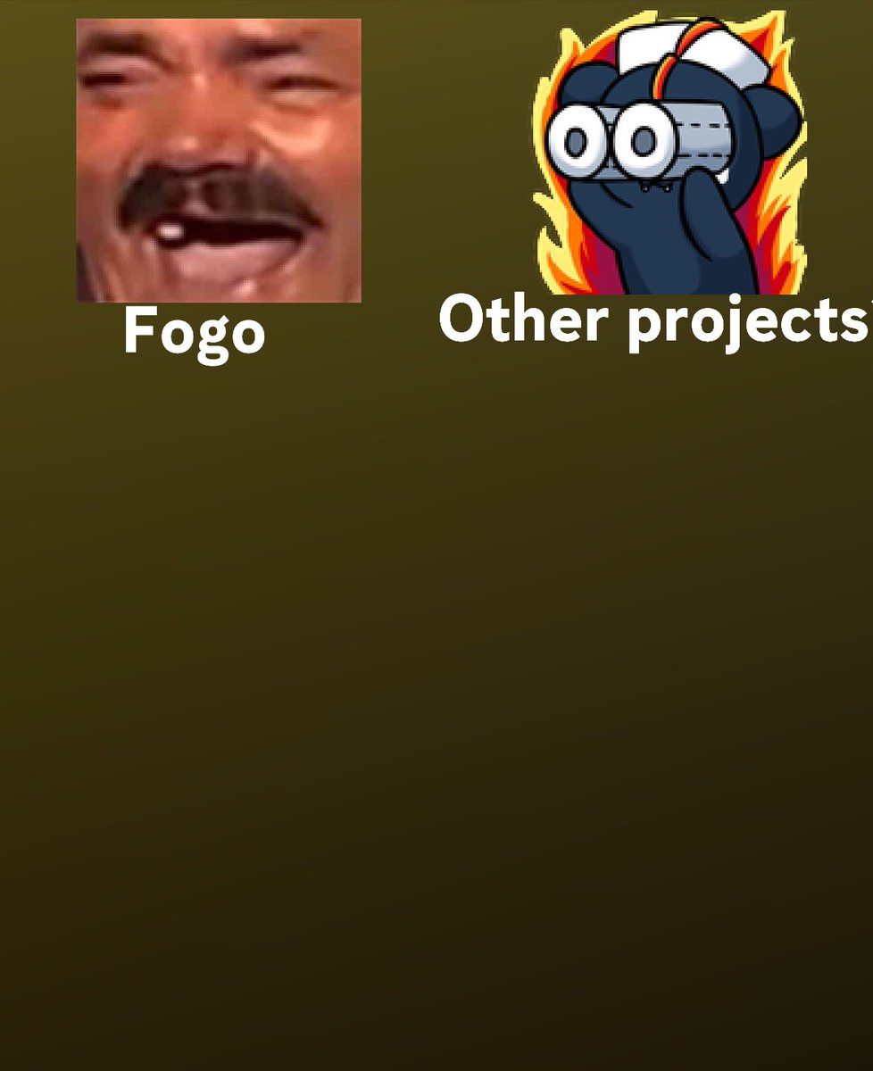 Falconn229's tweet photo. @FogoChain 
People are searching for projects while Fogo are enjoying, laughing on them! https://t.co/sm7RihchHX