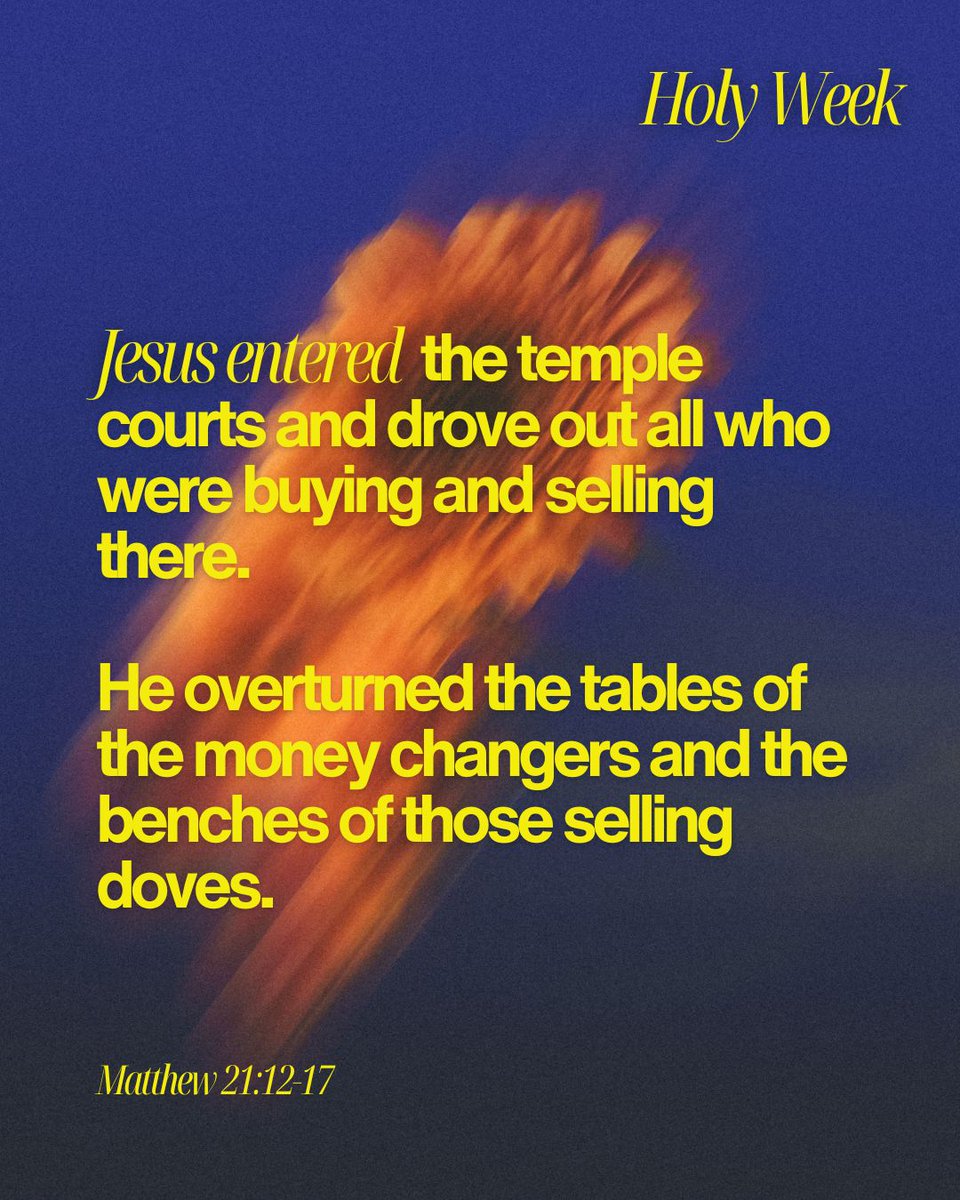C7Church's tweet photo. Entering into the most significant week in our calendar, we remember that Jesus reordered the temple to prioritise His House as a House of Prayer. 🙏

#EasterAtC7 https://t.co/SOPobtotLk