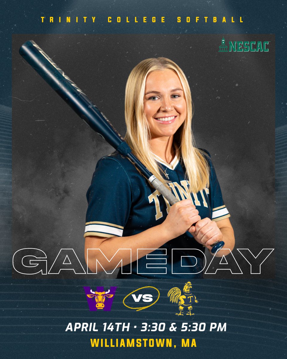 GAMEDAY‼️

Conference Double Header 🆚 Williams College

⏰ 3:30 &amp; 5:30 PM

📍Williamstown, MA

#RollBants 🥎