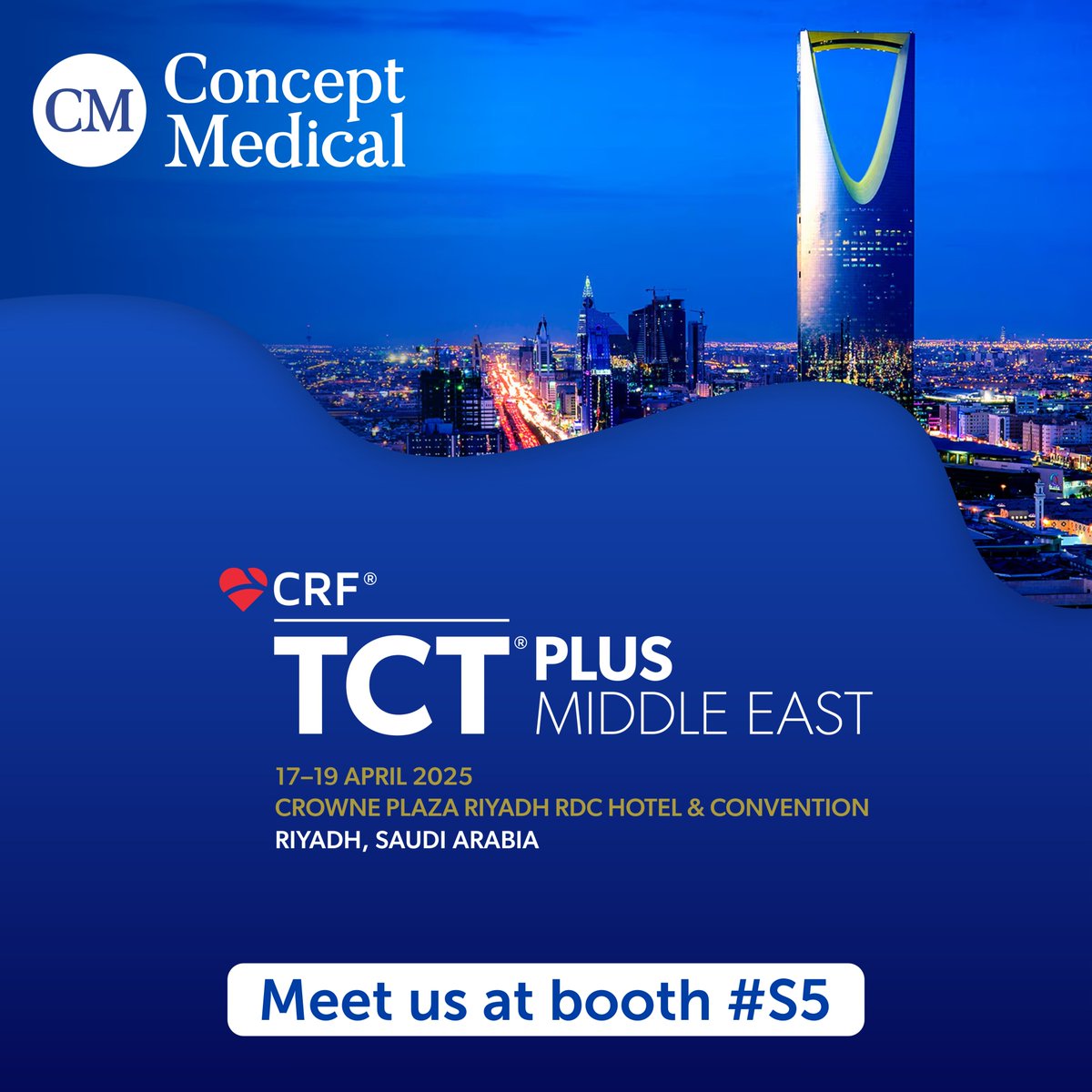Concept Medical (@conceptmedicals) on Twitter photo We’re excited to be part of #TCTPLUS Middle East 2025!
📍 Find Concept Medical at Booth S5 and explore how our innovations are transforming #cardiovascularcare globally.
<a href="/crfheart/">Cardiovascular Research Foundation</a>
#ConceptMedical
#CardiologyInnovation
#InterventionalCardiology
#Cardiology We’re excited to be part of #TCTPLUS Middle East 2025!
📍 Find Concept Medical at Booth S5 and explore how our innovations are transforming #cardiovascularcare globally.
<a href="/crfheart/">Cardiovascular Research Foundation</a>
#ConceptMedical
#CardiologyInnovation
#InterventionalCardiology
#Cardiology