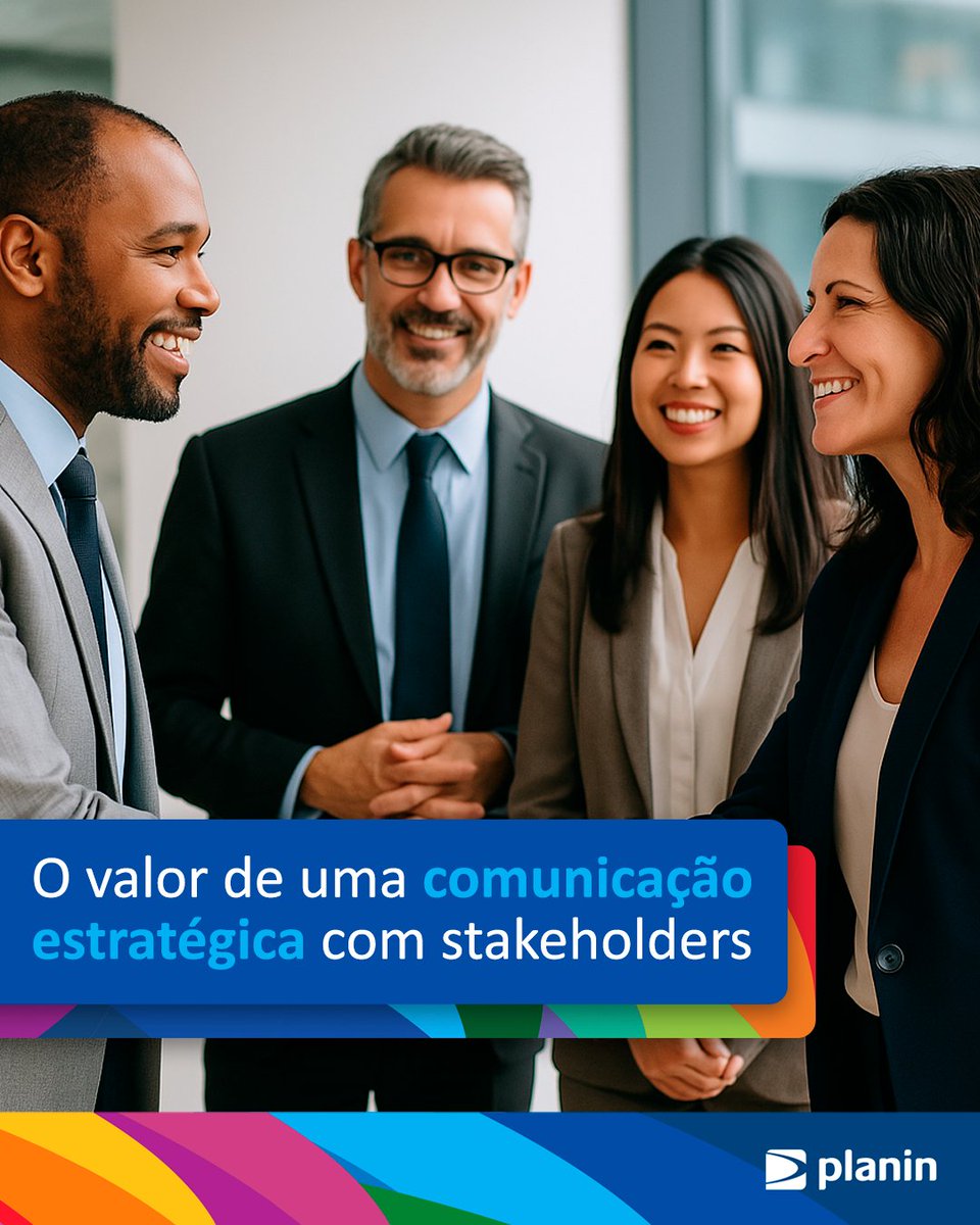 Manter um diálogo transparente com stakeholders fortalece a reputação da empresa e gera confiança.

Na Planin, ajudamos organizações a desenvolver relações sólidas com públicos de interesse, por meio de estratégias personalizadas e canais eficazes. Entre em contato e saiba mais!