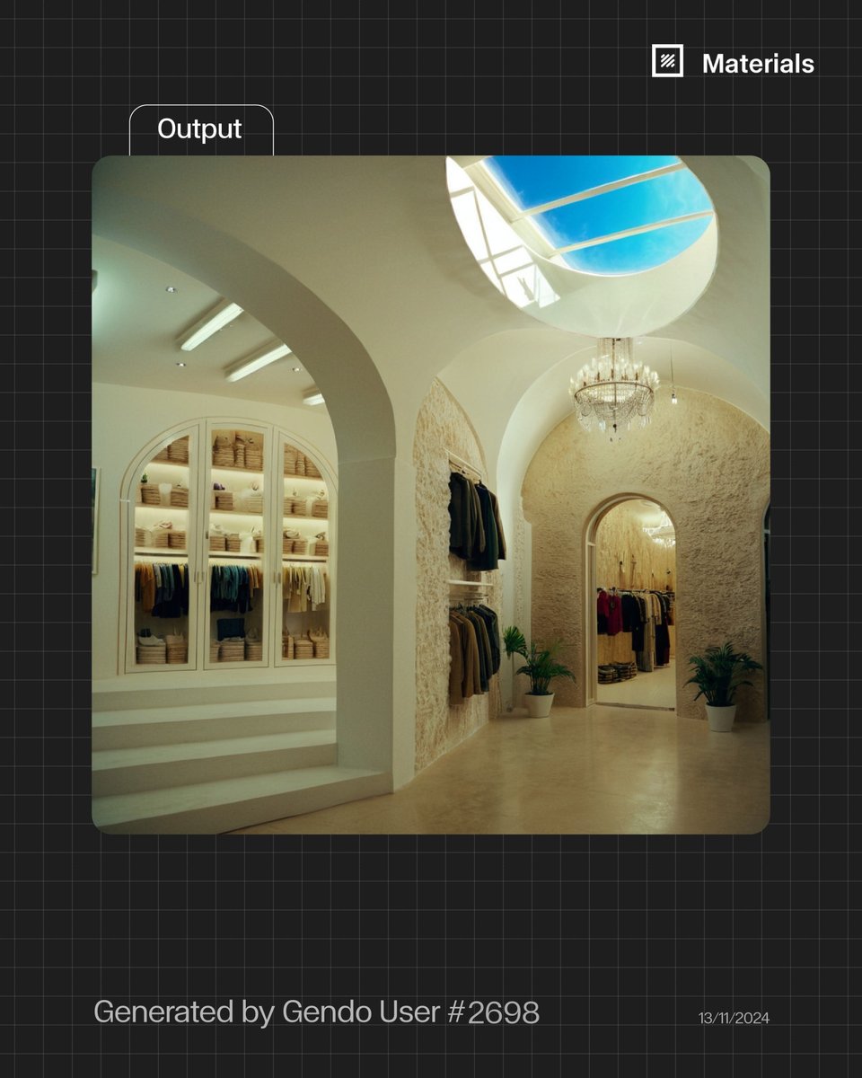 ✨ Select any part of your image, refine your vision, and iterate through material options in seconds.

To try for free, go to bit.ly/41KPzoP

No databases, no constraints—just pure creative freedom.

#GendoAI #AIforDesign #ArchitecturalVisualisation #AIWorkflow