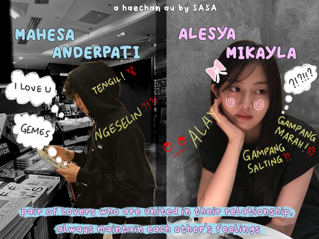 mahesa alesya universe,
a haechan au