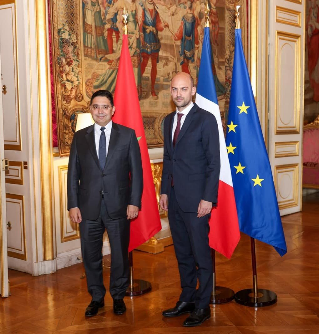 M. Nasser Bourita effectue une visite de travail à Paris, pour des entretiens avec son homologue français <a href="/jnbarrot/">Jean-Noël Barrot</a> , dans le cadre du Partenariat d’Exception Renforcé, établi par la Déclaration signée par SM le Roi Mohammed VI, que Dieu L’assiste, et le Président Emmanuel Macron