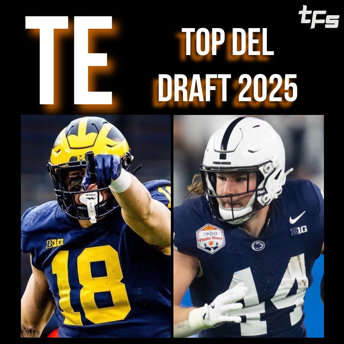 FumbleEs's tweet photo. 🚨TOP TIGHT ENDS DEL DRAFT🚨

Hoy os traemos el Top 6 de una de las posiciones con más talento de todo el draft!! El Top 1️⃣ y top 2️⃣ saldrán elegidos primeras ronda💥👀 

¿Cual es tu TE1 fumbler?🤔 #DraftKings https://t.co/4rcHunKRm5