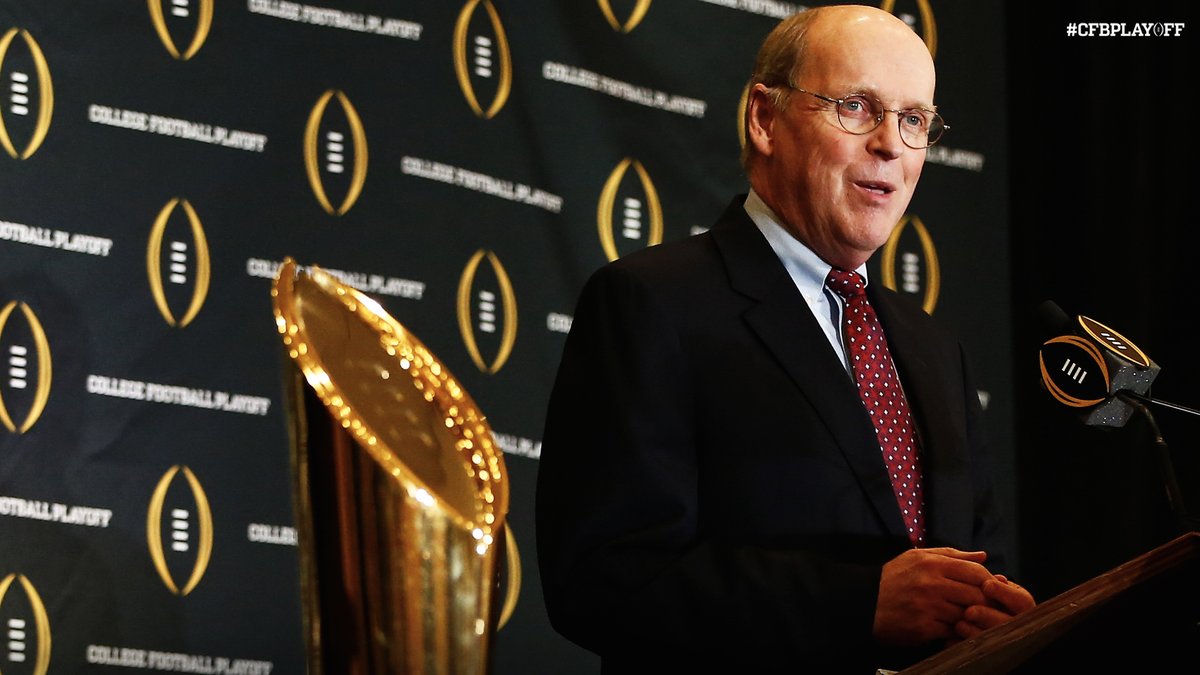College Football Playoff (@cfbplayoff) on Twitter photo The National Association of Collegiate Directors of Athletics (NACDA) has selected Bill Hancock, former executive director of the College Football Playoff, as the 2025 recipient of the Michael J. Cleary Merit of Honor Award.
Read more Β» collegefootballplayoff.com/news/2025/4/14β¦
#CFBPlayoff ππ The National Association of Collegiate Directors of Athletics (NACDA) has selected Bill Hancock, former executive director of the College Football Playoff, as the 2025 recipient of the Michael J. Cleary Merit of Honor Award.
Read more Β» collegefootballplayoff.com/news/2025/4/14β¦
#CFBPlayoff ππ