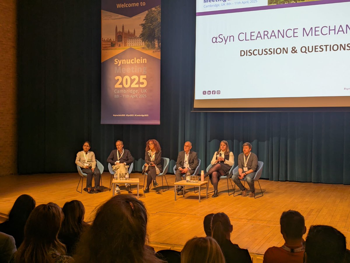 Just back from an amazing time at Synuclein Meeting 2025 at Cambridge University!Got to present our work on astrocytic α-synuclein clearance &amp; its effects on DA neurons. Wrapped it all up with a gala dinner at King’s College Hall—science, stories, &amp; memories made for life!