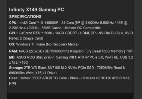 TimKearz's tweet photo. @followdunc @CyberPowerPC_UK Well, just did the upgrade :D https://t.co/v67uYXbGKF