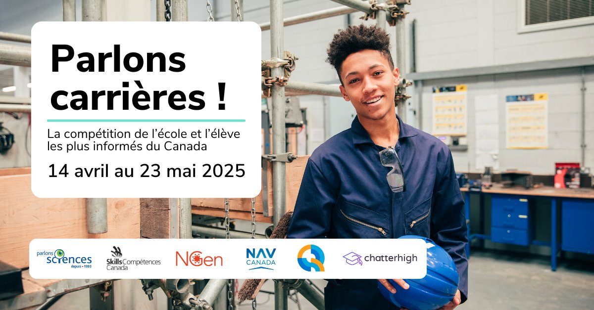 Que les jeux commencent!  

Le concours Parlons carrières est désormais lancé! Les élèves de tout le pays sont invités à répondre quotidiennement à un quiz pour gagner des points tout en découvrant les possibilités qui s'offrent à eux après l'école secondaire! #ParlonsCarrières