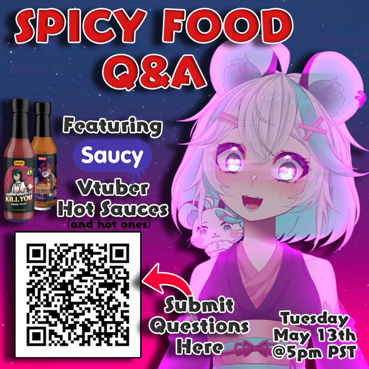 Why do I do this to myself?

"Hot ones" style Q&amp;A" Tusday May 13th @ 5pm PST!

Featuring <a href="/Saucy_Biz/">Saucy Biz</a> and Grimmi's Hot sauces!

Already got in Kana's and Cottentail's Hot sauces!
