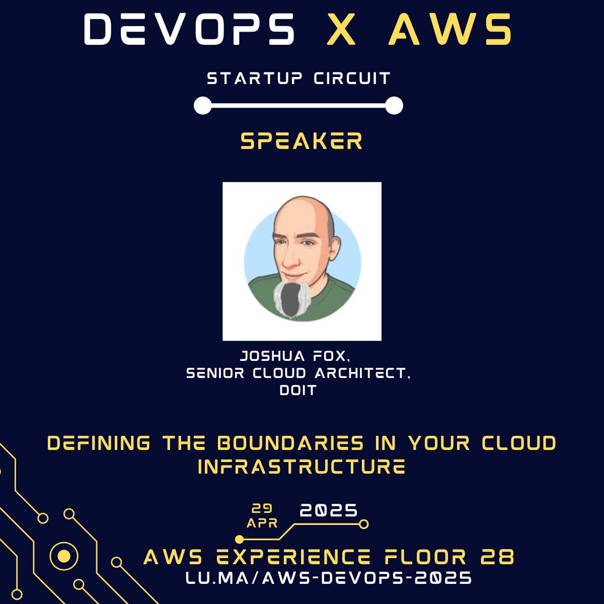 On April 29 I will be speaking at the DevOps conference at the AWS offices, Tel Aviv. Sign up now lu.ma/aws-devops-2025

<a href="/TLVCommunity/">TLVCommunity | lu.ma/tlvcommunity</a>
<a href="/doitint/">DoiT</a>
