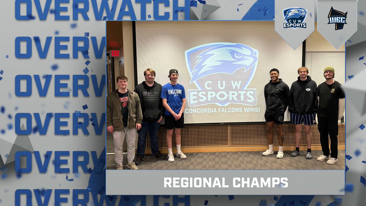 CHAMPIONS ONCE AGAIN! The Overwatch team delivers a masterclass performance to secure the WEC Northeast Regional LAN Title! #CUW #CUWEsports #CUDUB
