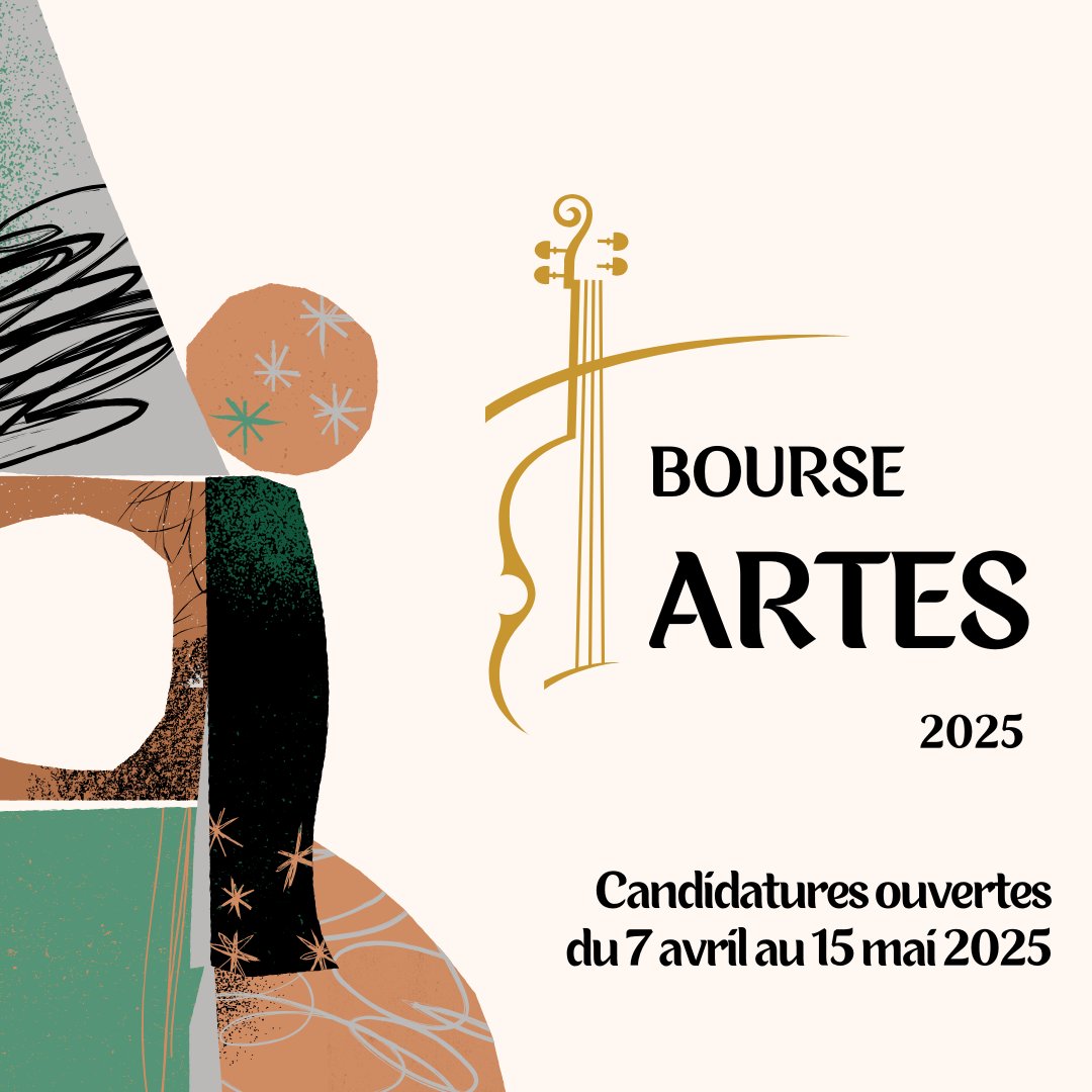 🎓BOURSE ARTES 2025 : 

Tu es finissant.e au secondaire, passionné.e par les arts et prêt.e à aller plus loin ?

La bourse ARTES est là pour t’appuyer dans la poursuite de tes études postsecondaires en arts.

🔗 Déposer ta candidature ici : fondationfranco.ca/bourses-detude…