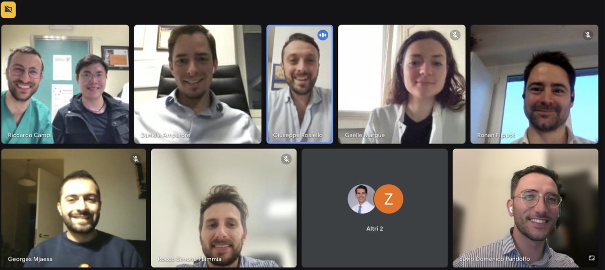 EAU-YAU Renal Cancer Working Group (@eauyau_renalca) on Twitter photo Productive first meeting of the new YAU RCC team!
Projects assigned, ideas flowing, collaborations set in motion๐ก๐ค๐ป
Ready to tackle the key challenges in RCC research โ together ๐ช๐ป
<a href="/eau_yuo/">EAU Young Urologists</a> <a href="/Uroweb/">European Association of Urology (EAU)</a> Productive first meeting of the new YAU RCC team!
Projects assigned, ideas flowing, collaborations set in motion๐ก๐ค๐ป
Ready to tackle the key challenges in RCC research โ together ๐ช๐ป
<a href="/eau_yuo/">EAU Young Urologists</a> <a href="/Uroweb/">European Association of Urology (EAU)</a>