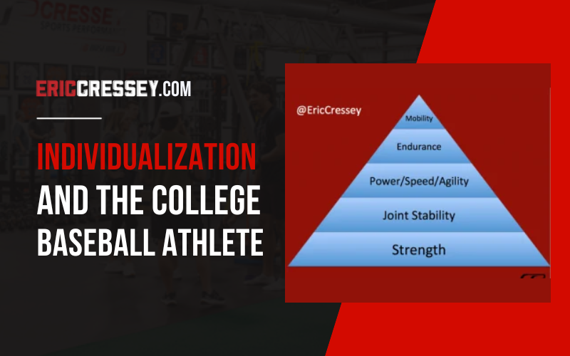 Training college athletes isn’t easy. In this article, I dig in on the complexities that  face strength and conditioning coaches who work with this population in the baseball world, but the lessons are universal across sports. ericcressey.com/individualizat…