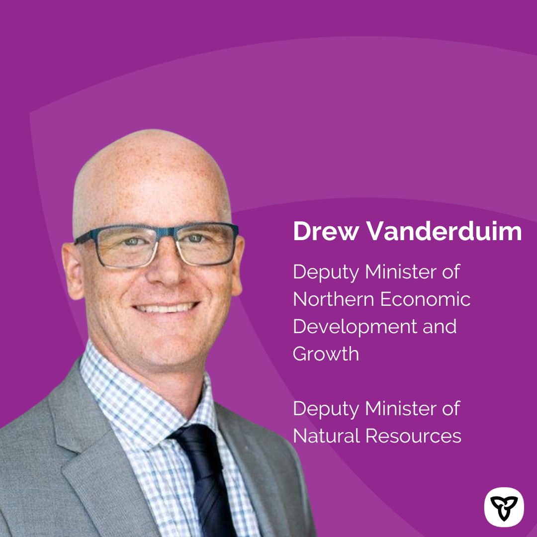 SecretaryON's tweet photo. (2/4)🔸 Susanna Laaksonen-Craig becomes Deputy Minister of Energy and Mines.
🔸Drew Vanderduim will lead Northern Economic Development and Growth while continuing as Deputy Minister of Natural Resources. https://t.co/hfwjfbu0Ic