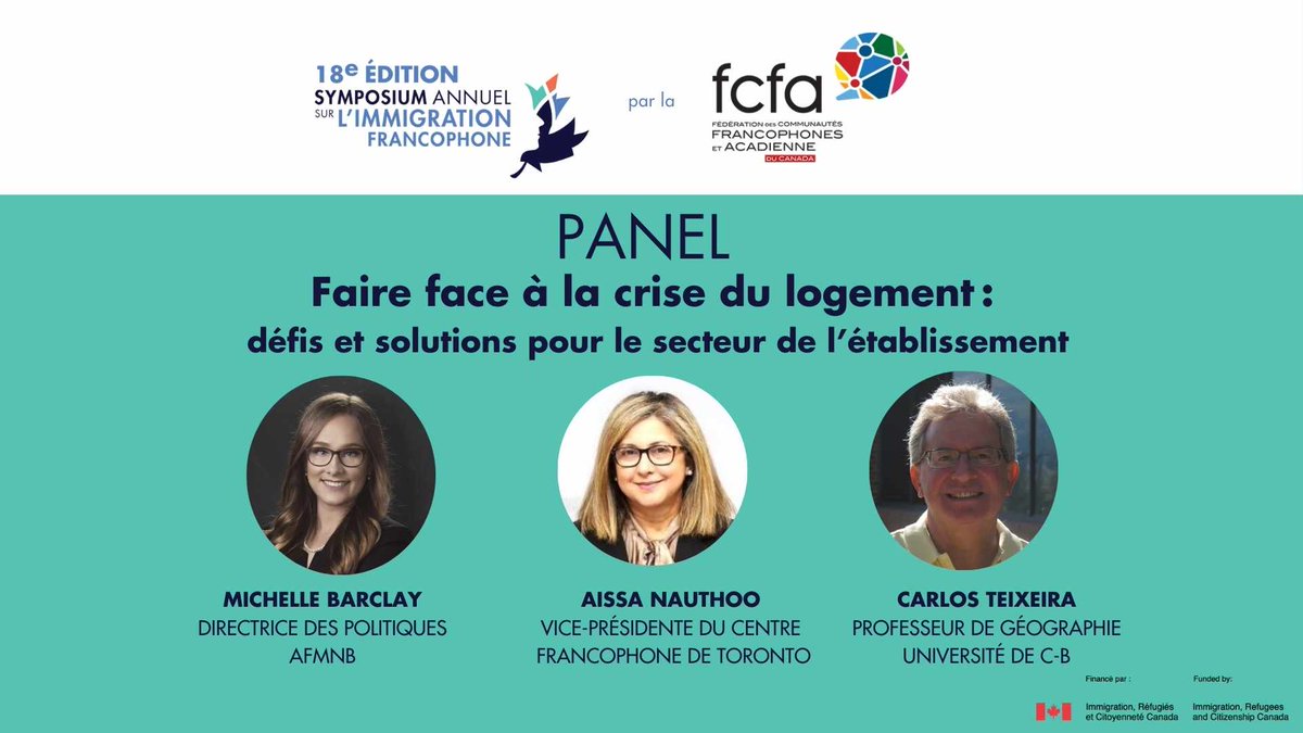 FCFAimmigration (@fcfaimmigration) on Twitter photo Plus que 2 jours pour vous inscrire au Symposium annuel sur l'#immfr 2025. Serez-vous là à Ottawa pour discuter des défis et des solutions face à la crise du logement pour les immigrants avec le <a href="/CentrefrancoT/">Centre francophone du Grand Toronto | CFGT</a> <a href="/AFMNB/">AFMNB</a> et <a href="/UBC/">University of British Columbia</a>
📅 24 et 25 avril
🔗 symposium.immigrationfrancophone.ca Plus que 2 jours pour vous inscrire au Symposium annuel sur l'#immfr 2025. Serez-vous là à Ottawa pour discuter des défis et des solutions face à la crise du logement pour les immigrants avec le <a href="/CentrefrancoT/">Centre francophone du Grand Toronto | CFGT</a> <a href="/AFMNB/">AFMNB</a> et <a href="/UBC/">University of British Columbia</a>
📅 24 et 25 avril
🔗 symposium.immigrationfrancophone.ca