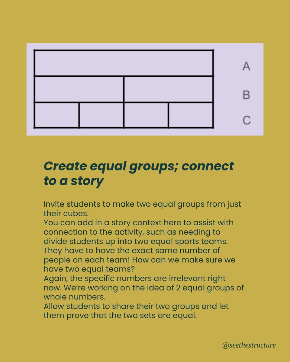 SeeStructure's tweet image. Get to know The Size Model 🧮
The Size Model is a powerful tool for visualizing math concepts. It&apos;s perfect for exploring division, multiplication, &amp;amp; fractions in a visual way! 📚

#MathEd #LearningThroughPlay