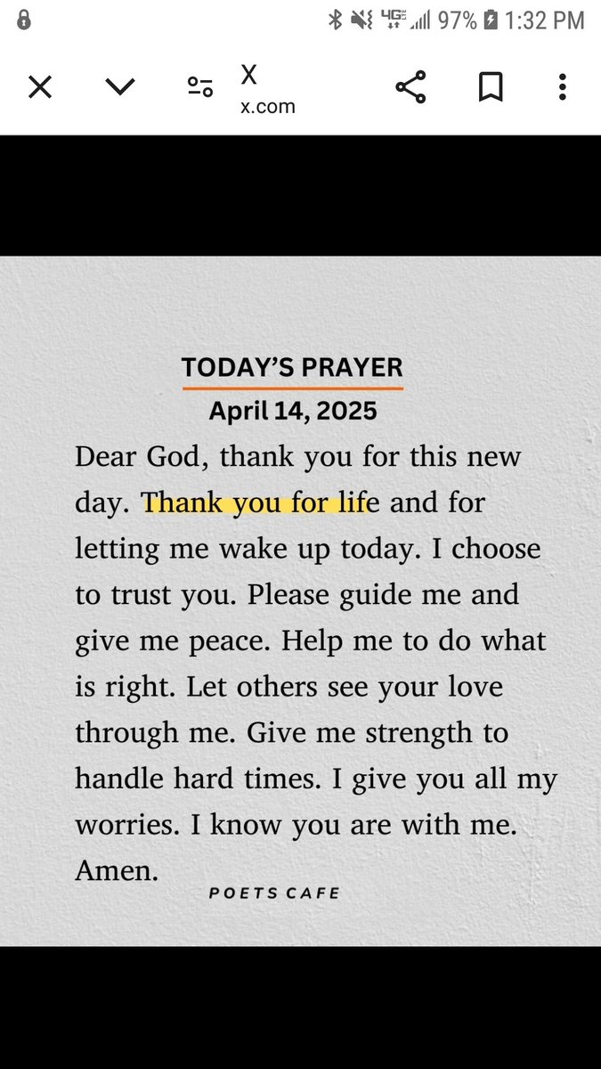 AMEN!!!! GOD THANK YOU FOR WAKING ME UP THIS MORNING!!!!