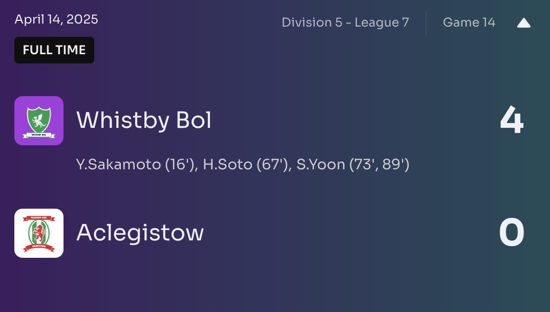 Stagione ormai compromessa, contro il fanalino di coda troviamo 3 punti che dopo 14 gare almeno ci assicurano la doppia cifra nella colonna. Practice Practice Practice. Conta questo per tornare competitivi nella prossima stagione.
#Footium <a href="/Footium/">Footium</a> <a href="/FootiumI/">Footium Italia</a>