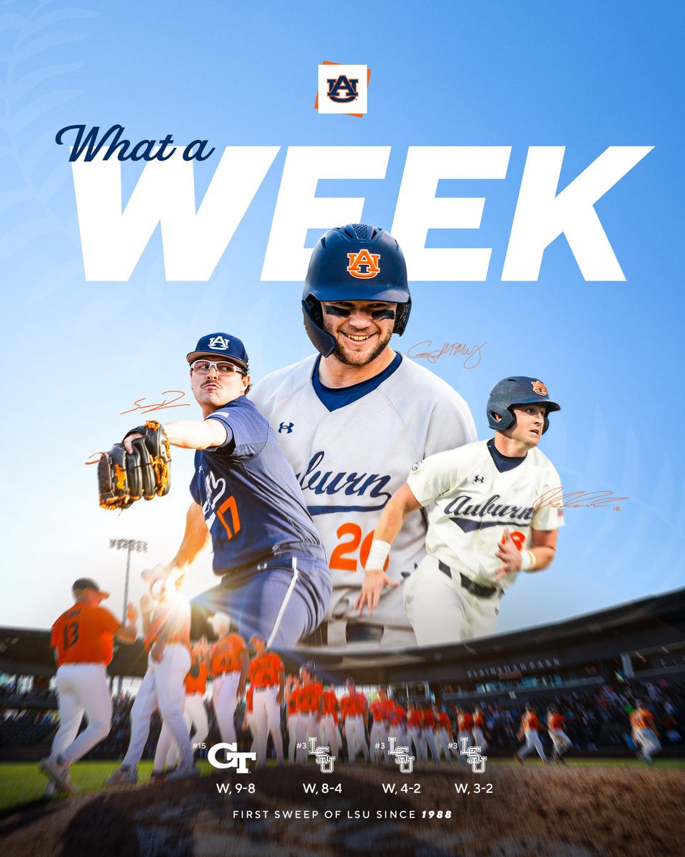 A week for the record books. 📚

#WarEagle
