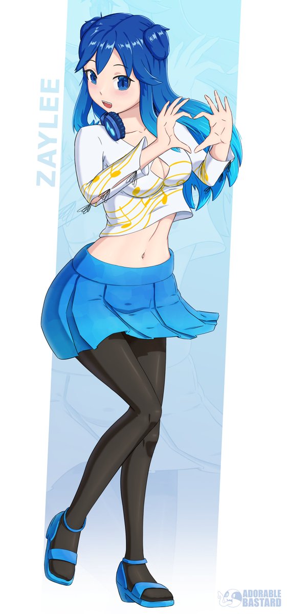 A birthday gift for <a href="/halothecool/">not halo</a> as a thanks for their support and having such a cute OC Zaylee, which I've drawn for them in the past. She was fun to revisit for practicing my art on and hope it does her justice. Happy Birthday Halo! 🥳