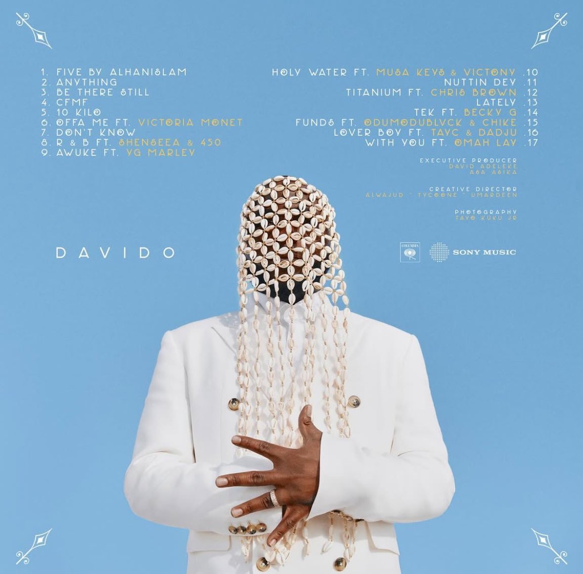 MUSICFRO on X: "???? Official tracklist for Davido's 5IVE album ???????? Out on Friday ???? https://t.co/kggaXdtcWw" / X