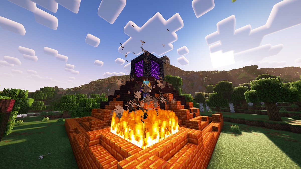 Thanks everyone who came along to the stream today! We conquered a Bastion, made a Creaking farm, and started building our Nether Portal Pyramid! What a day!