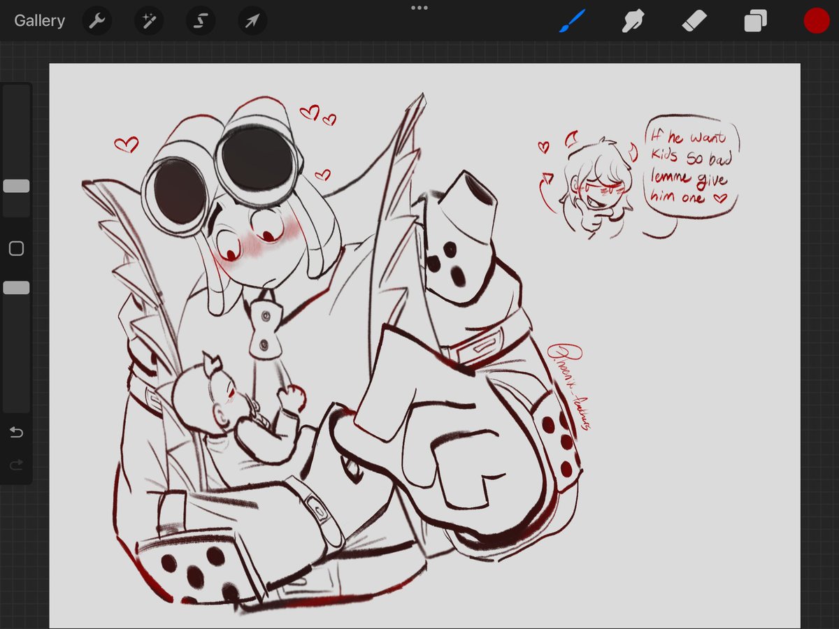 LET ME GIVE HIM THEM KIDS MYSELF 😫🫶

fr Mr. WPNZ’s design is so wonderful. im always so normal about gianni characters :)

#smg4 #smg4fanart #mrwpnz #art #fanart